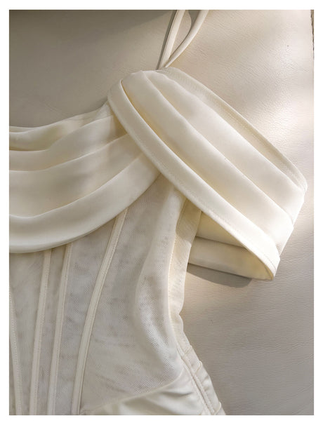 Vanille Strapless Corset Mini Dress