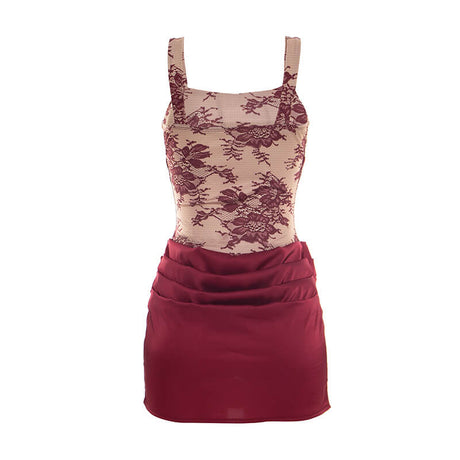 Lina Elegant Lace Corset Mini Dress