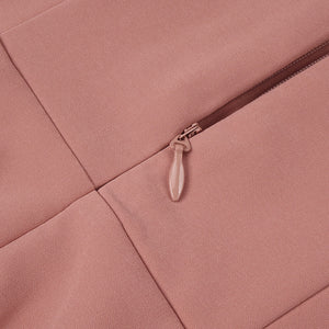 Élégance Off Shoulder Long Sleeve Midi Dress
