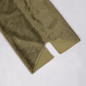 Selmori Jade Ruched Halter Neck Maxi Dress