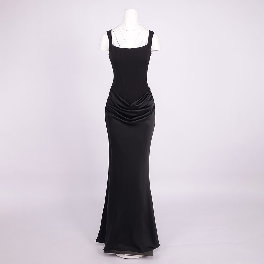 Selmori Hortense Sleeveless Square Neck Maxi Dress