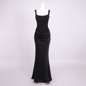 Selmori Hortense Sleeveless Square Neck Maxi Dress