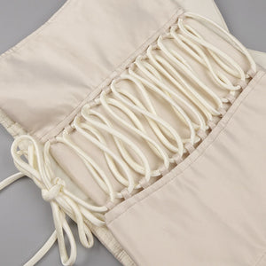 Selmori Justine Strapless Tiered Maxi Dress