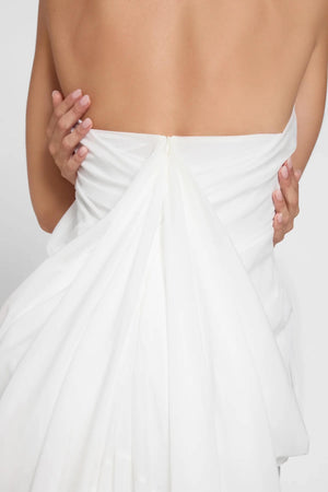 Sophie Halter Plunging Neckline Maxi Dress