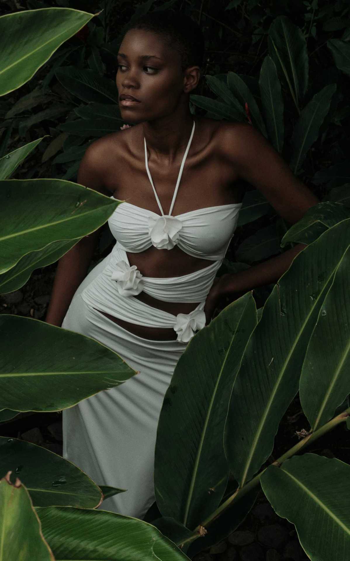Mélina Halter Cut Out Maxi Dress