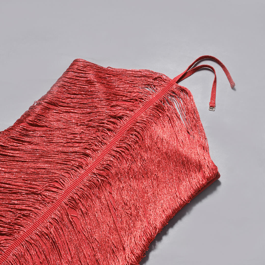 Selmori Jade Ruched Halter Neck Maxi Dress