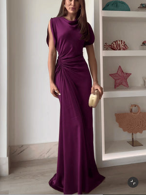 Mirage Ruched Waist Maxi Dress