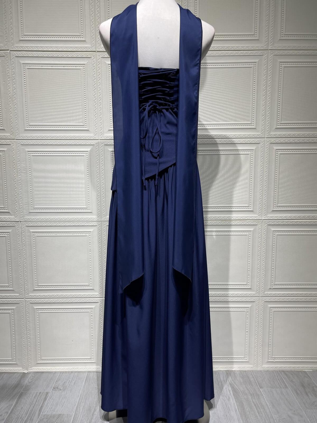 Selmori Solène Asymmetrical Maxi Gown