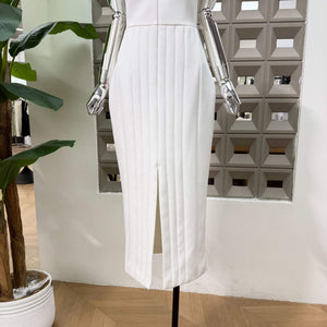 Malaury Square Neck Sleeveless Midi Dress