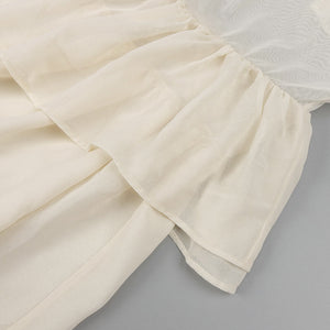 Selmori Justine Strapless Tiered Maxi Dress