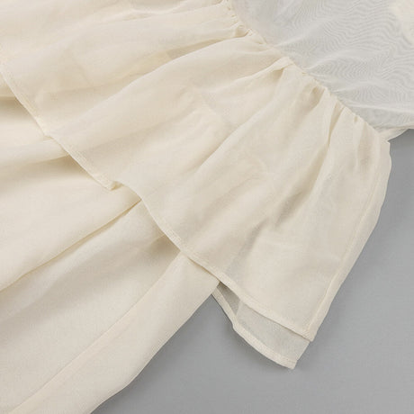 Selmori Justine Strapless Tiered Maxi Dress