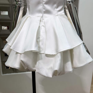 Harmonie Satin Mini Dress