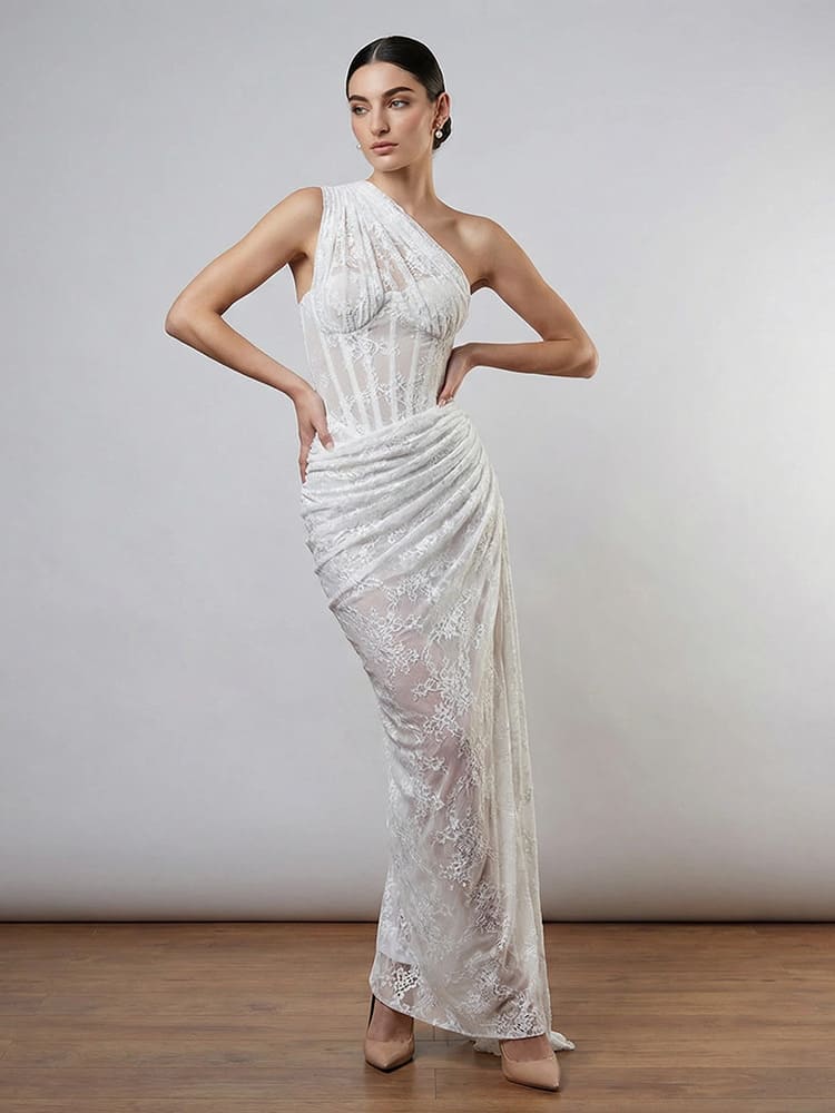 Angélique Lace Maxi Dress