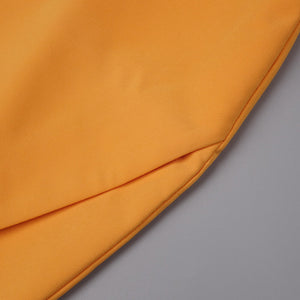 Solène One Shoulder Slit Midi Dress