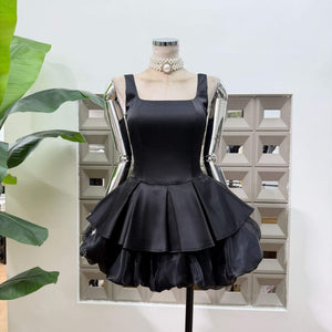 Harmonie Satin Mini Dress