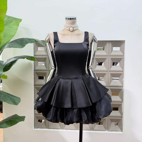 Harmonie Satin Mini Dress