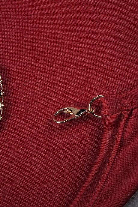 Oriane High-Neck Chain-Back Satin Maxi Dress - Red_-_selmori.com_-_16