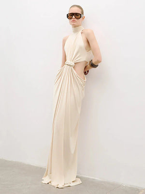 Selmori Séraphine Twist-Cutout Maxi Dress