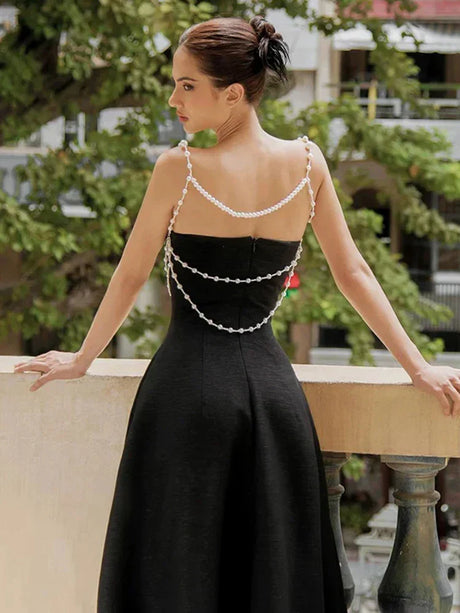 Selmori Claribel Strapless Midi Dress