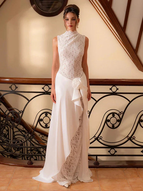 Selmori Floriane Lace Maxi Dress