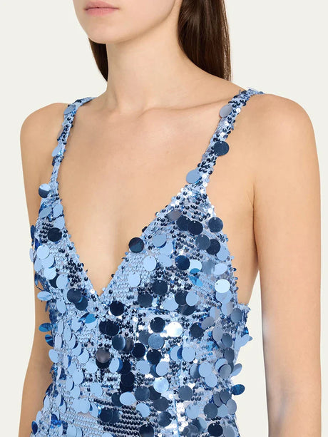 Selmori Éliane Sequin Evening Maxi Dress