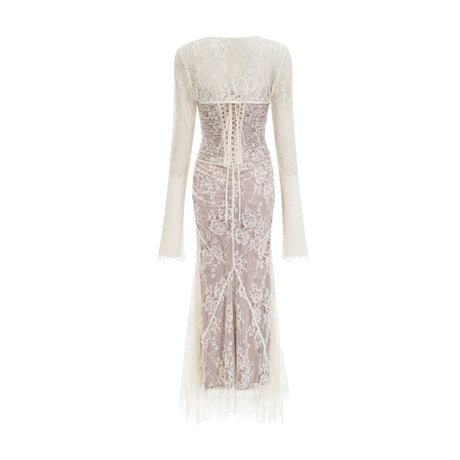 Symphonie Lace Square Neck Bodycon Maxi Dress