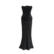 Selmori Aurore Off-Shoulder Maxi Dress Black