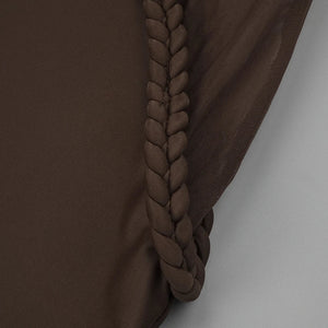 Selmori Laurence Mock Neck Corset Maxi Dress
