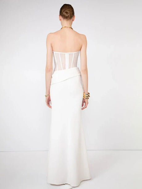 Selmori Cécile Corset Strapless Maxi Dress