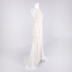 Selmori Tatiana Halter Backless Maxi Dress