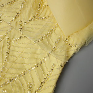 Vitesse Halter Maxi Dress with Bow in Yellow