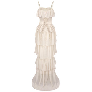 Justine Strapless Tiered Maxi Dress