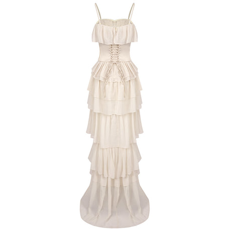 Justine Strapless Tiered Maxi Dress