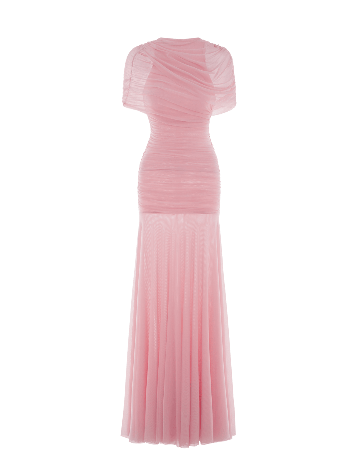 Selmori Mado One Shoulder Ruched Maxi Dress