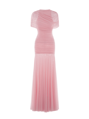 Selmori Mado One Shoulder Ruched Maxi Dress