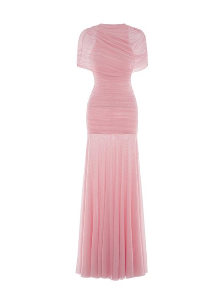 Selmori Mado One Shoulder Ruched Maxi Dress