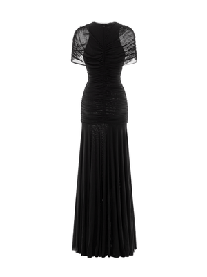 Selmori Mado One Shoulder Ruched Maxi Dress