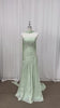 Eliorane Strapless Ruched Pleated Maxi Dress with Neck Sash - Light Green_-_selmori.com_-_12