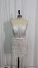 Video of Cyrielle Strapless Beaded Fringe Mini Dress in White