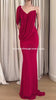 Séréna One Shoulder Draped Maxi Dress - Red_-_selmori.com_-_15