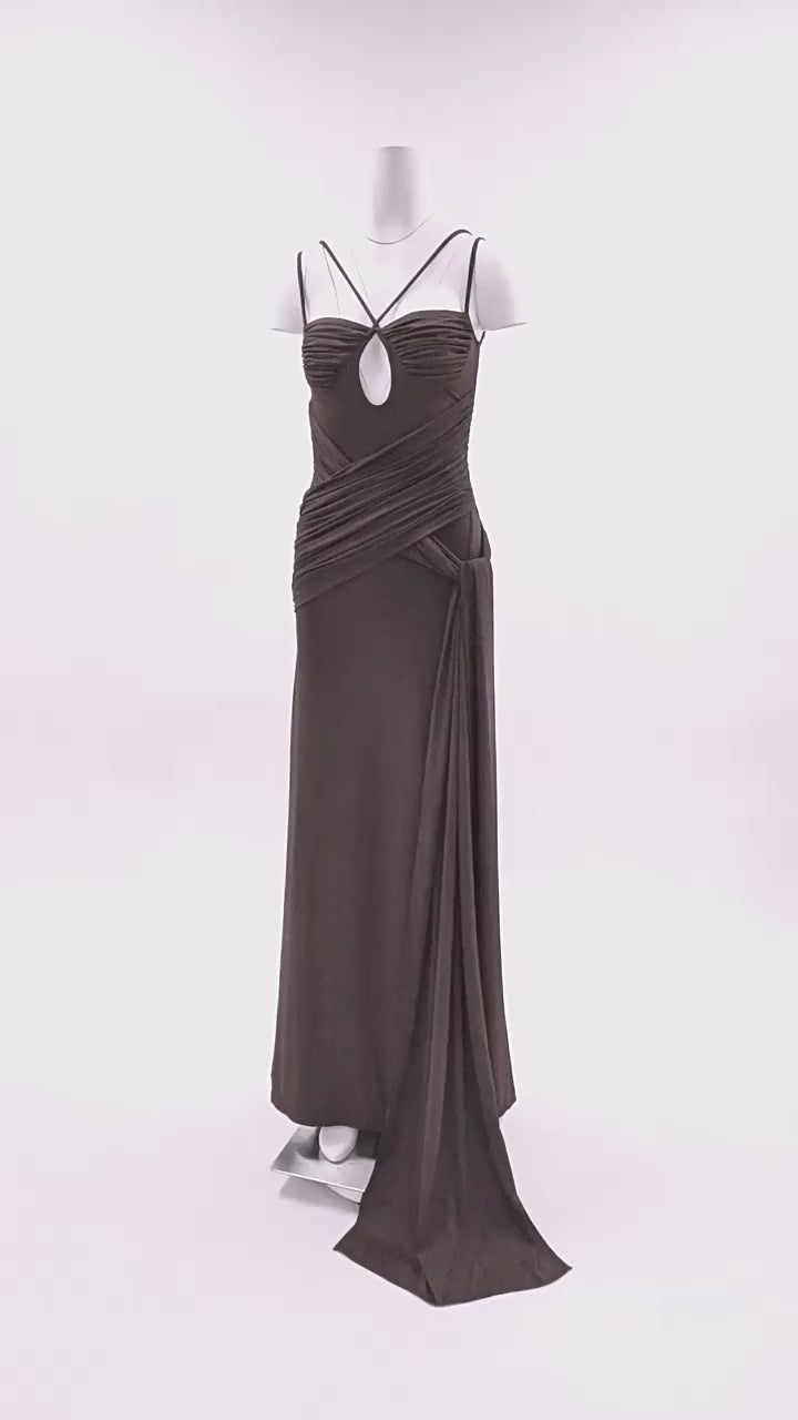 Paloma Multi-Strap Cut-Out Maxi Dress
