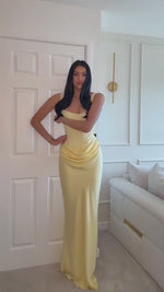 Hortense Sleeveless Square Neck Corset Maxi Dress