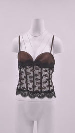 Alchimie Lace Corset Bustier Top