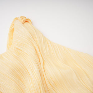 Cocon Asymmetrical Ruched Maxi Dress / Yellow