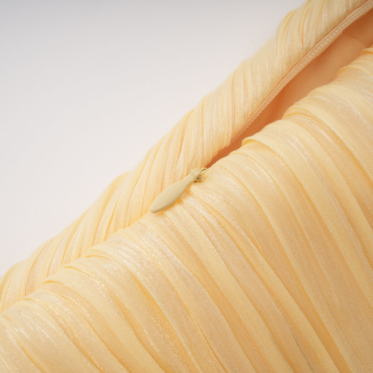 Cocon Asymmetrical Ruched Maxi Dress / Yellow