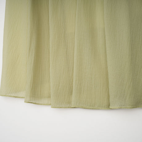 Olympe Ruffled Shirred Tulle Maxi Dress Green