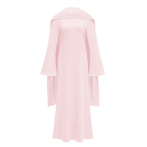 Sommet Pearl Trim Shawl Detail Maxi Dress / Pink
